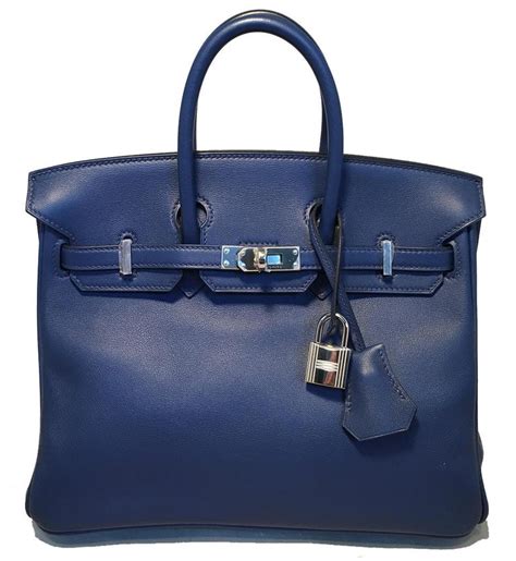 hermes navy blue bag|hermes birkin bags for sale.